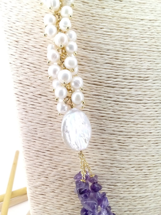 Collana "Ciottoli d'Ametista"