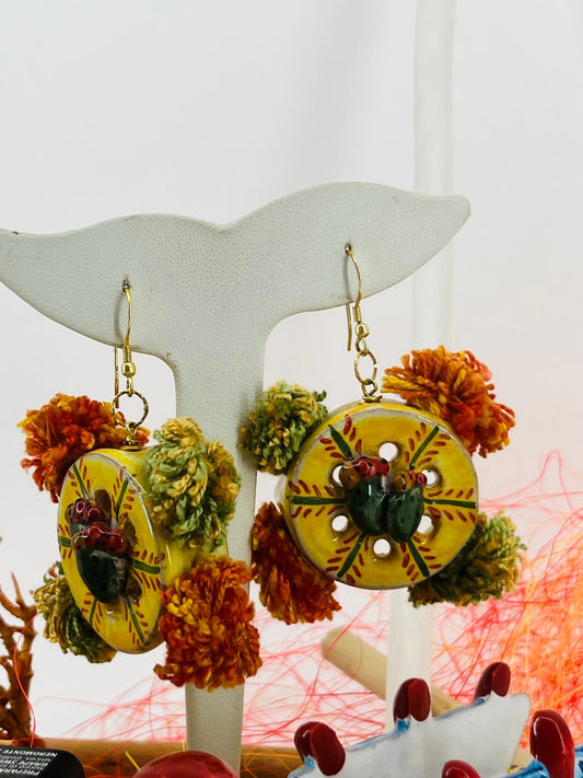 Orecchini "Pon Pon Siciliano"